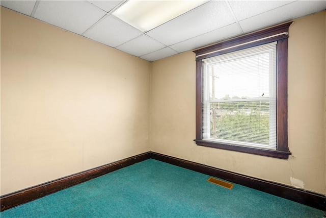 408 Lydia St, Carnegie, PA 15106 - unfurnished room featuring carpet and a drop ceiling