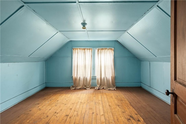 408 Lydia St, Carnegie, PA 15106 - bonus room featuring wood-type flooring and vaulted ceiling