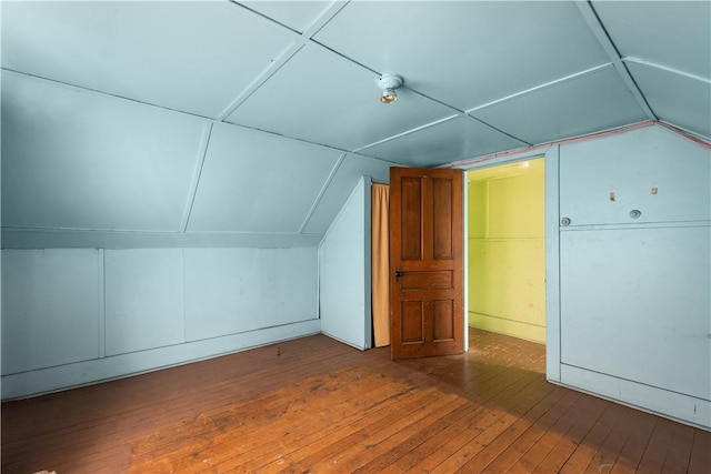 408 Lydia St, Carnegie, PA 15106 - bonus room with hardwood / wood-style flooring and vaulted ceiling