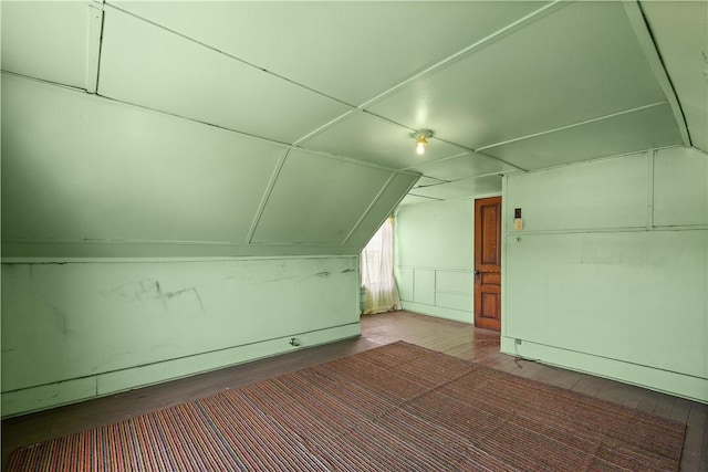 408 Lydia St, Carnegie, PA 15106 - bonus room featuring wood finished floors and lofted ceiling