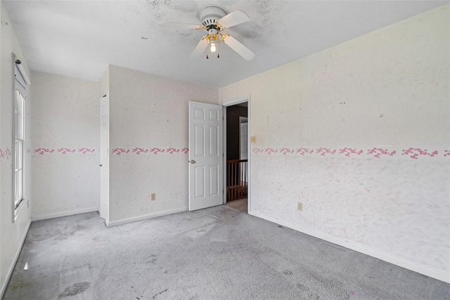 1445 Bristol Dr, South Park, PA 15129 - carpeted empty room featuring baseboards and ceiling fan