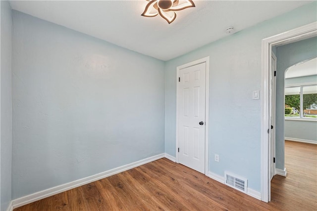 451 Charlotte Dr, Baldwin Boro, PA 15236 - unfurnished room featuring a smoke detector and wood finished floors