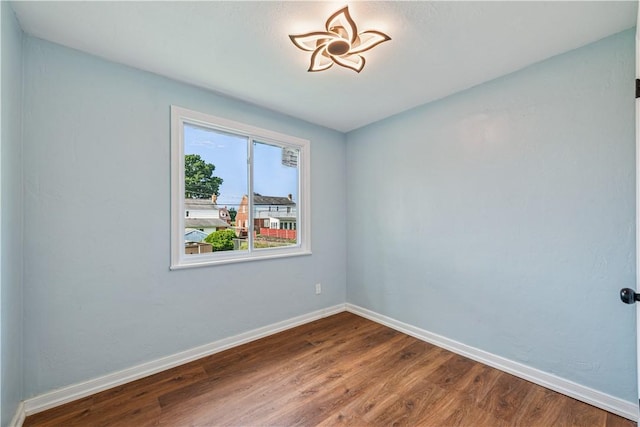 451 Charlotte Dr, Baldwin Boro, PA 15236 - unfurnished room with dark wood-type flooring