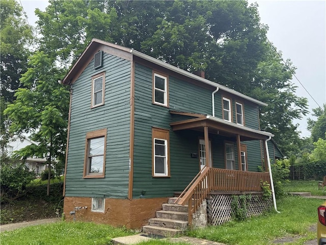240 2nd Ave, Sharon, PA 16146 - view of front of house featuring a porch
