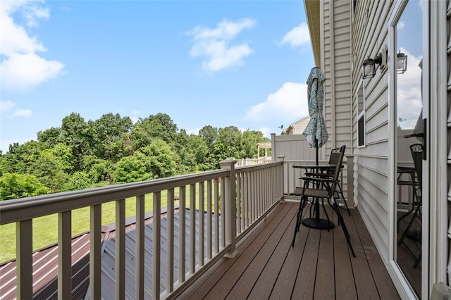 1004 Pointe View Dr, Adams Twp, PA 16046 - view of wooden deck