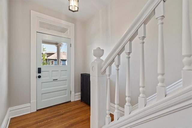 248 Berringer Pl, Ben Avon, PA 15202 - foyer entrance with stairway and wood finished floors