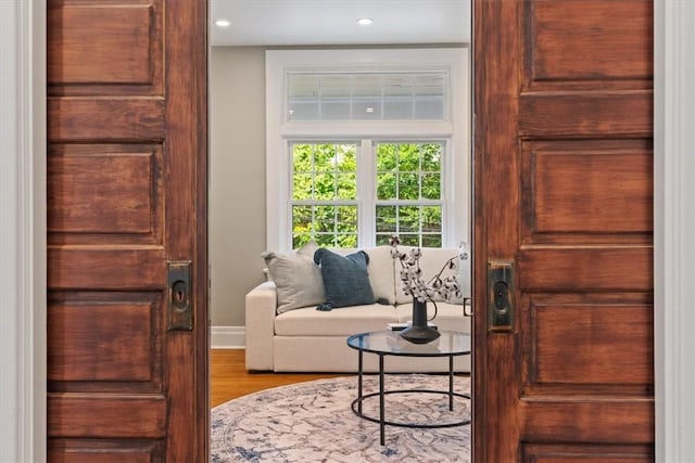 248 Berringer Pl, Ben Avon, PA 15202 - living area with recessed lighting and wood finished floors