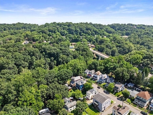 248 Berringer Pl, Ben Avon, PA 15202 - aerial view of residential area with a forest
