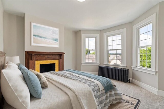 248 Berringer Pl, Ben Avon, PA 15202 - carpeted bedroom featuring radiator and baseboards