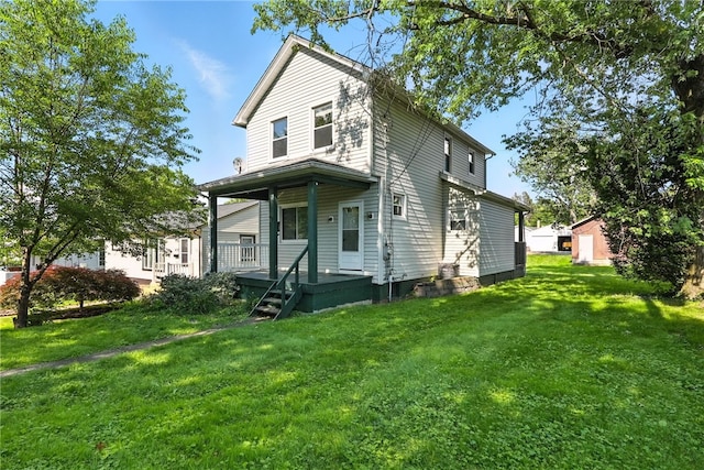 419 8th Ave, Patterson Heights, PA 15010 - view of front facade with a front lawn and a porch
