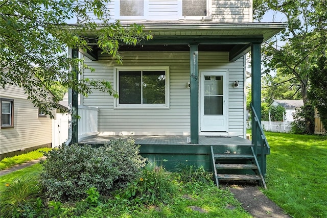 419 8th Ave, Patterson Heights, PA 15010 - property entrance with a lawn and covered porch
