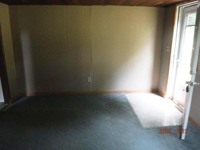 822 Robin Rd, Loyalhanna, PA 15681 - carpeted spare room with wood ceiling