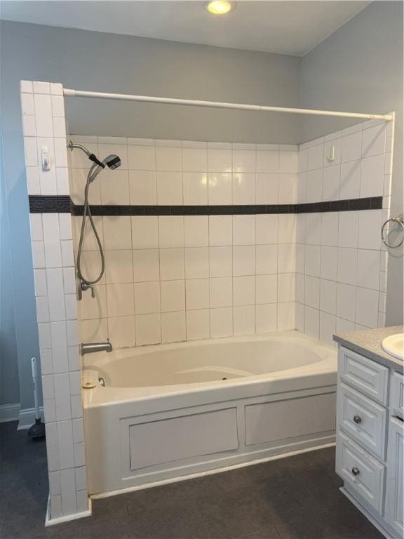 2411 Sarah St, South Side, PA 15203 - full bathroom with vanity and shower / tub combination