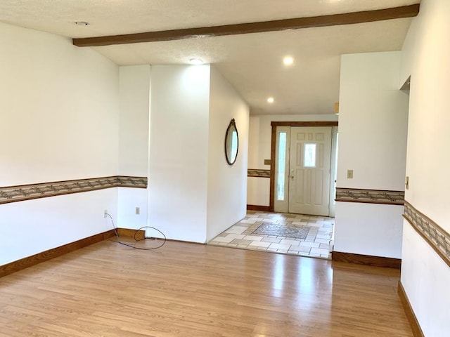 840 Lansberry Ct, Somerset Boro, PA 15501 - foyer featuring wood finished floors and recessed lighting