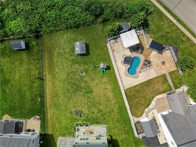 102 Bridal Ln, North Fayette, PA 15071 - drone / aerial view of a pool area