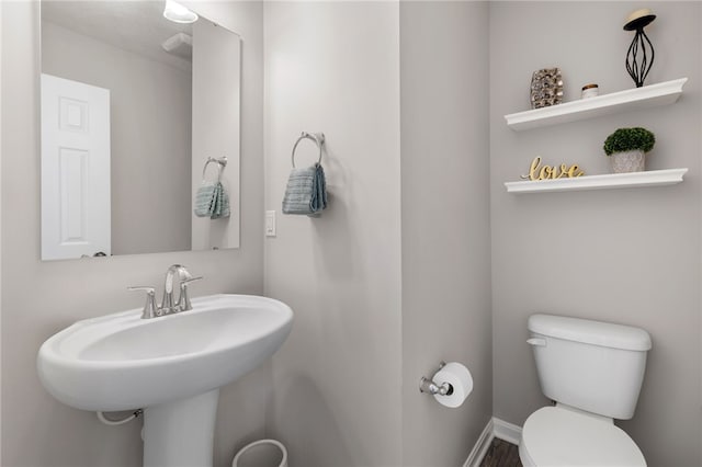 1026 Tee Line Dr, Hopewell Twp, PA 15001 - bathroom with toilet and a sink