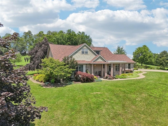 221 Scott Hollow Rd, Pa, PA 15021 - view of front facade with a front yard