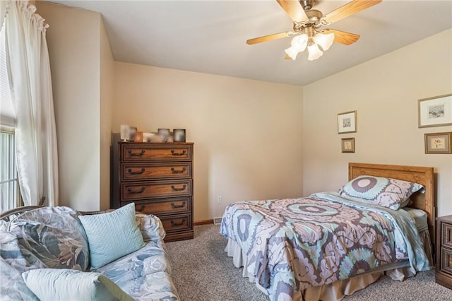 221 Scott Hollow Rd, Pa, PA 15021 - carpeted bedroom featuring a ceiling fan and baseboards