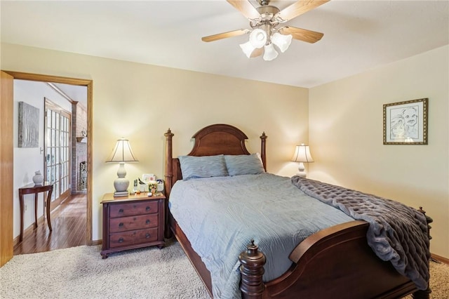 221 Scott Hollow Rd, Pa, PA 15021 - bedroom featuring carpet flooring and a ceiling fan