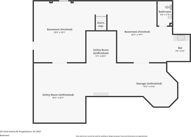 221 Scott Hollow Rd, Pa, PA 15021 - view of room layout