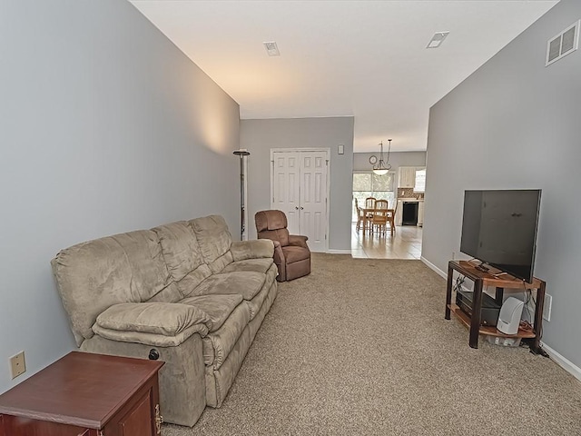 25 Elena Ave Unit 25, Lower Burrell, PA 15068 - living room with light carpet and baseboards