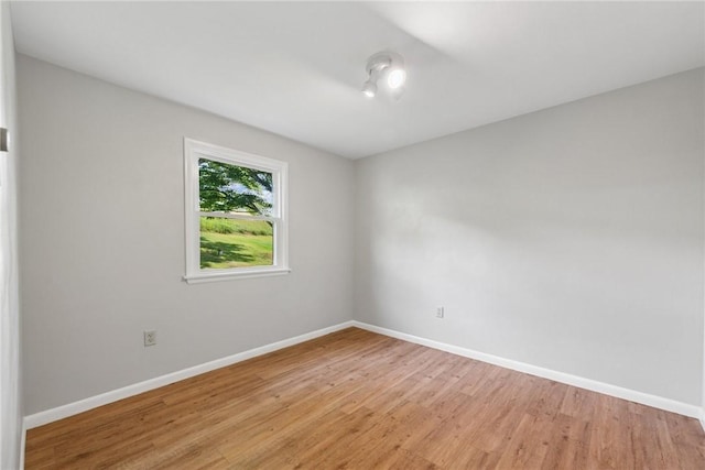 359 Meadow Spring Rd, Unity Twp, PA 15650 - spare room featuring light wood finished floors and baseboards