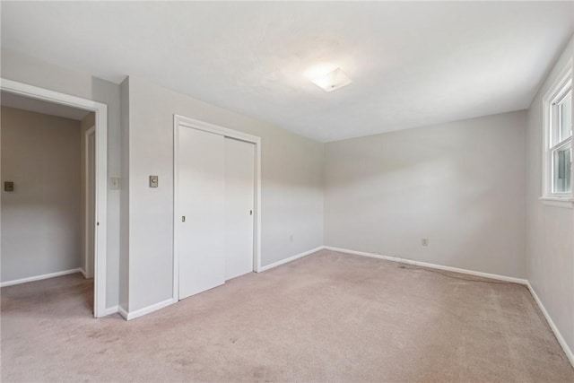 359 Meadow Spring Rd, Unity Twp, PA 15650 - unfurnished bedroom with light colored carpet and a closet
