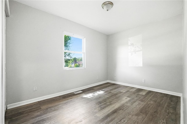 1014 Deerfield Dr, Elizabeth Twp/Boro, PA 15037 - empty room with baseboards and dark wood-style floors