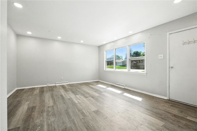 1014 Deerfield Dr, Elizabeth Twp/Boro, PA 15037 - empty room featuring recessed lighting and wood finished floors