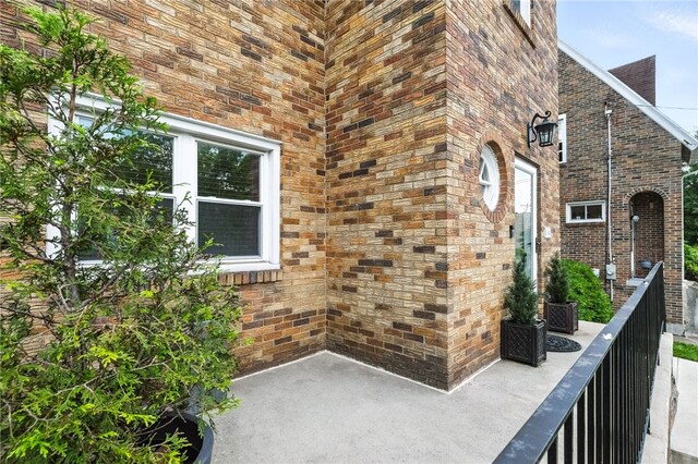 144 Cochran Mt, Lebanon, PA 15228 - property entrance with brick siding