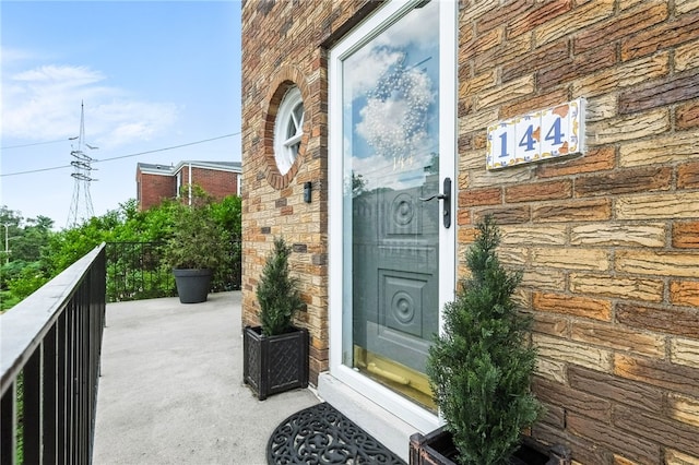 144 Cochran Mt, Lebanon, PA 15228 - view of exterior entry featuring stone siding