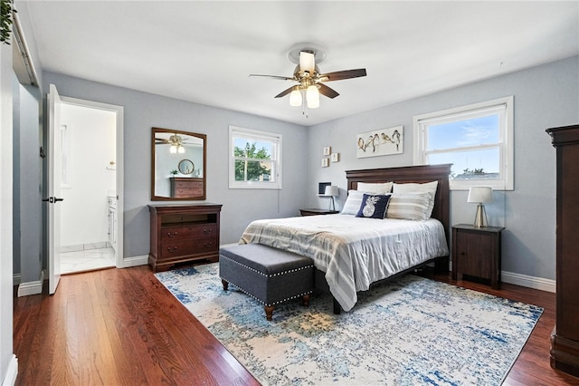 144 Cochran Mt, Lebanon, PA 15228 - bedroom with wood finished floors and ceiling fan