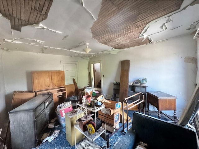 706 Lincoln St, Monongahela, PA 15063 - misc room featuring wood ceiling