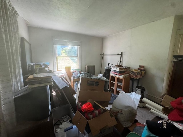 706 Lincoln St, Monongahela, PA 15063 - office space with radiator heating unit and a textured ceiling