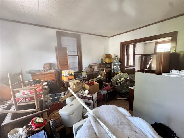 706 Lincoln St, Monongahela, PA 15063 - miscellaneous room with ornamental molding