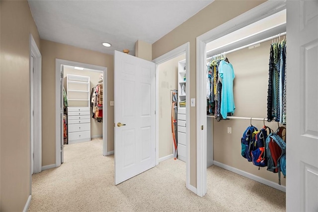 121 Fairway Landings Dr, Cecil, PA 15317 - bedroom with a spacious closet, carpet, a closet, and recessed lighting