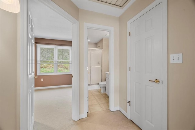121 Fairway Landings Dr, Cecil, PA 15317 - corridor with light carpet and baseboards