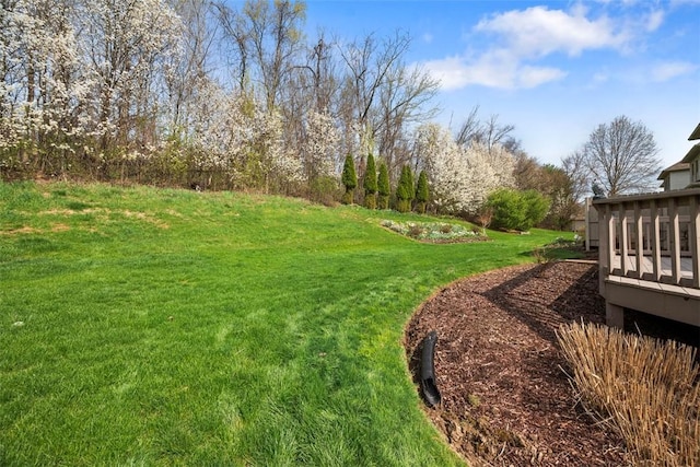 121 Fairway Landings Dr, Cecil, PA 15317 - view of grassy yard with a deck