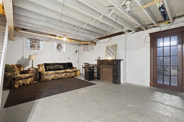 1045 Beverly Ave, Ambridge, PA 15003 - basement with healthy amount of natural light