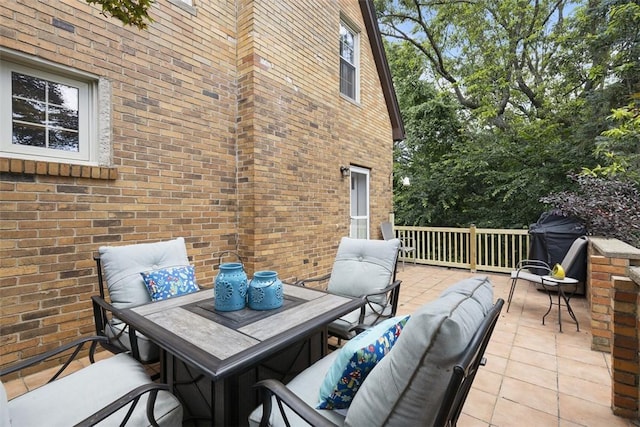 1045 Beverly Ave, Ambridge, PA 15003 - view of patio / terrace featuring outdoor lounge area, outdoor dining area, and a grill