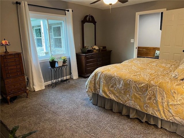 4689 Greenwood Dr, Hampton, PA 15101 - carpeted bedroom featuring a ceiling fan
