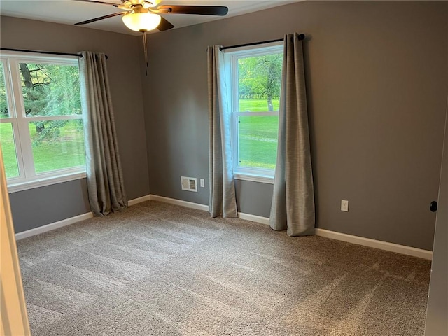4689 Greenwood Dr, Hampton, PA 15101 - carpeted spare room with a ceiling fan and healthy amount of natural light
