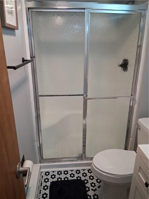 4977 Meadow Park Dr, Whitehall, PA 15236 - bathroom featuring a shower stall and vanity