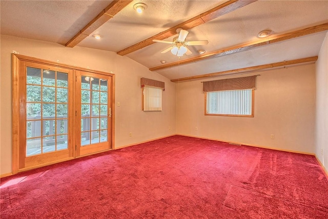 511 New Haven Dr, Hempfield Twp, PA 15601 - carpeted spare room featuring a ceiling fan and a textured ceiling