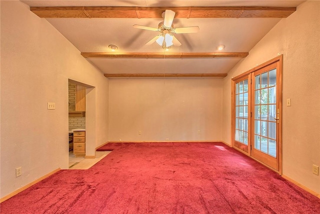 511 New Haven Dr, Hempfield Twp, PA 15601 - carpeted spare room featuring a ceiling fan and baseboards