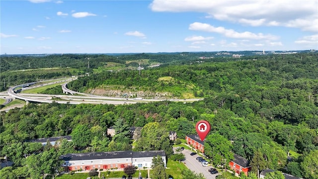 1152 Pennsbury Blvd, Pennsbury, PA 15205 - view of property location with a heavily wooded area