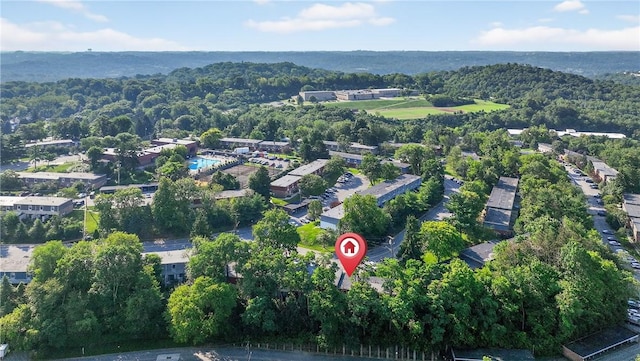 1152 Pennsbury Blvd, Pennsbury, PA 15205 - aerial view of property's location featuring a heavily wooded area