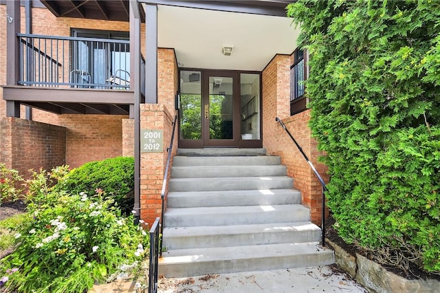 2011 Thornberry Dr, Ross Twp, PA 15237 - entrance to property with french doors and brick siding