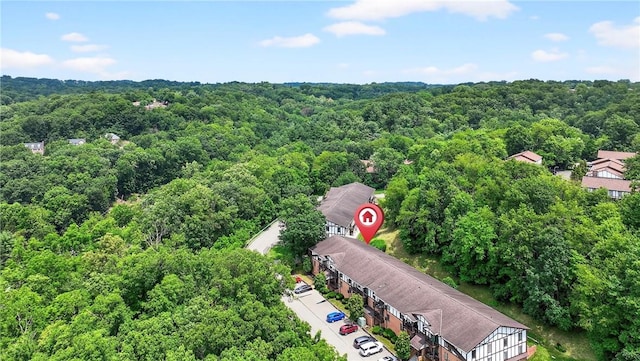 2011 Thornberry Dr, Ross Twp, PA 15237 - bird's eye view of a heavily wooded area