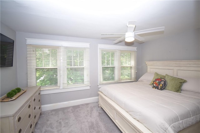 321 Hansen Ave, Franklin Twp, PA 16117 - bedroom featuring light carpet and ceiling fan